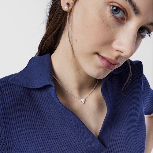 Nocturne Silver Necklace with Pearl