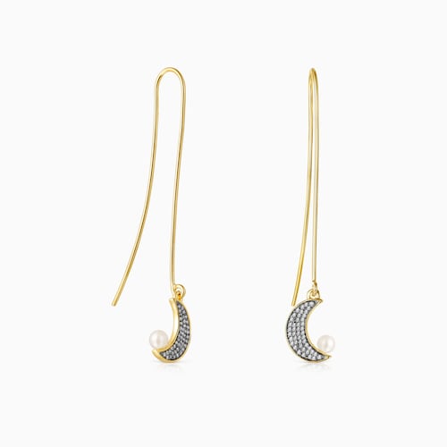 Nocturne &ndash; N&aacute;u&scaron;nice Tous zo žlt&eacute;ho striebra Vermeil a tmav&eacute;ho striebra s diamantmi a perlami