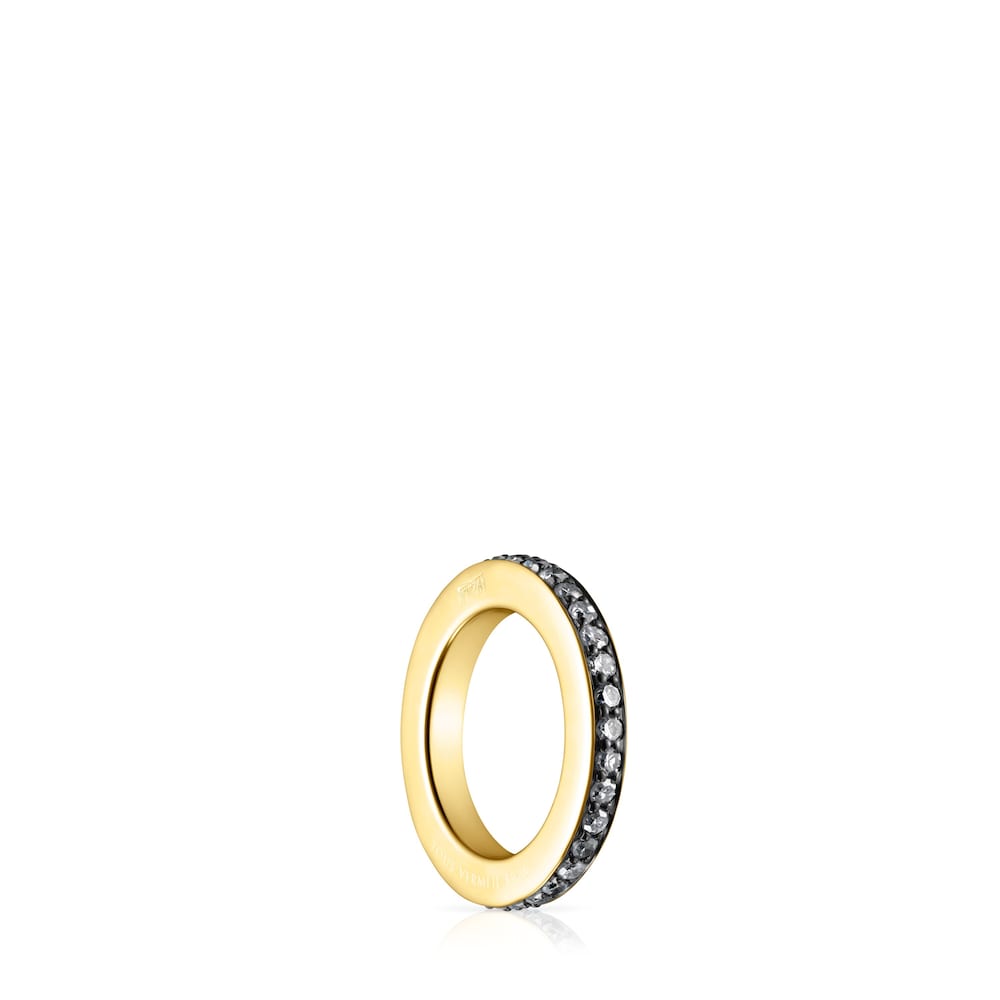 Nocturne Ring in 18K gold vermeil with Diamonds