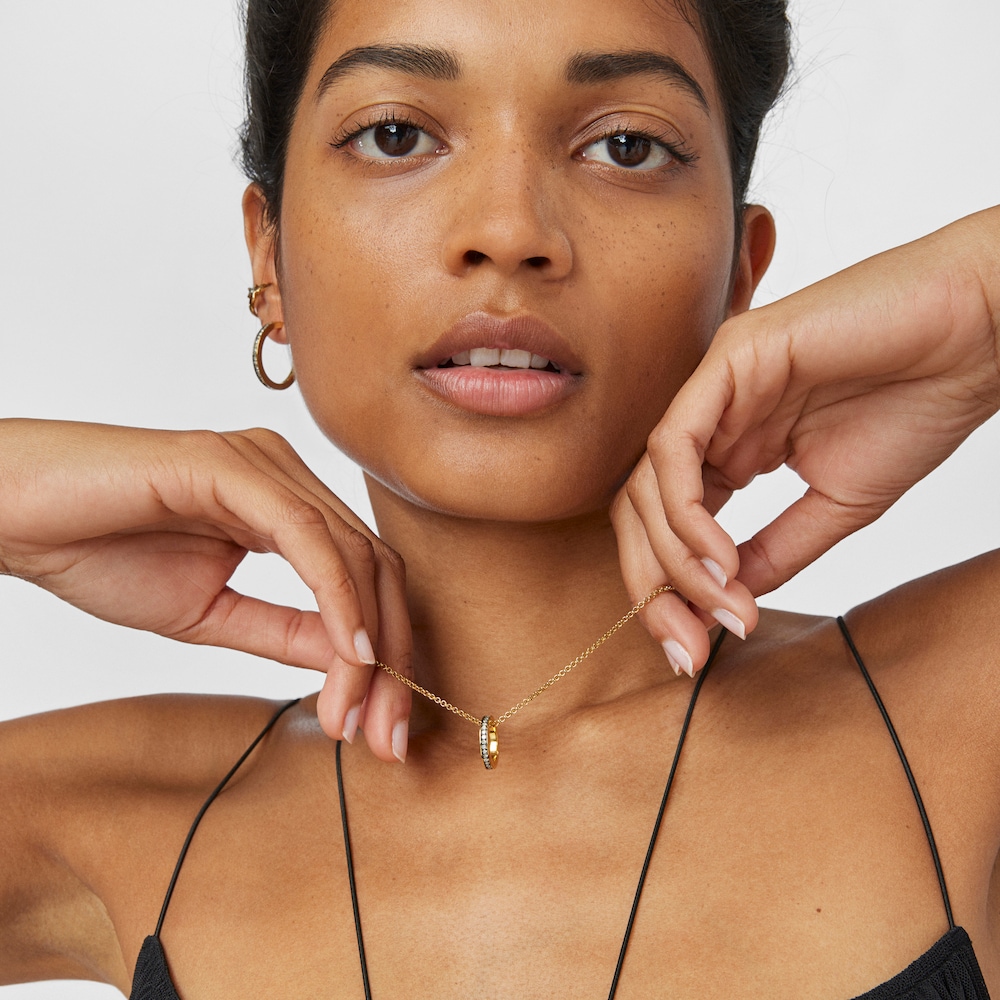 Nocturne Ring in 18K gold vermeil with Diamonds