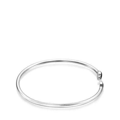 Pulsera de plata con &oacute;nix 5,5cm. TOUS Mini Onix