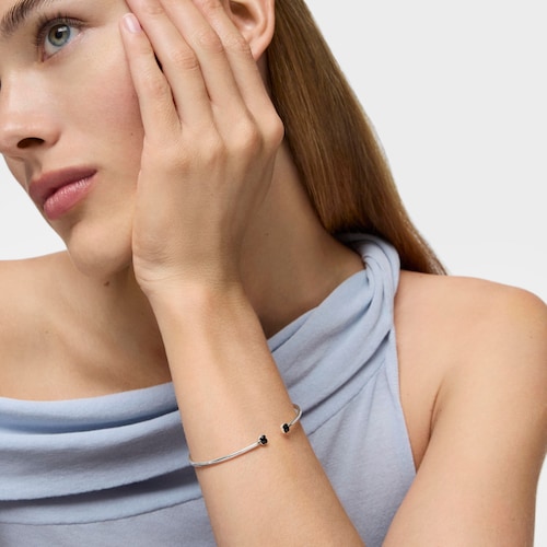 Pulsera de plata con &oacute;nix 5,5cm. TOUS Mini Onix