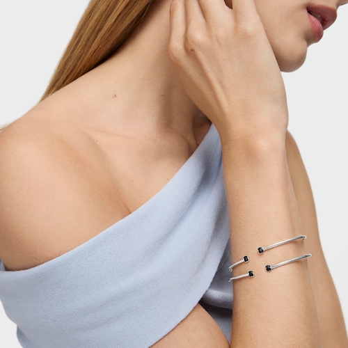 Pulsera de plata con &oacute;nix 5,5cm. TOUS Mini Onix