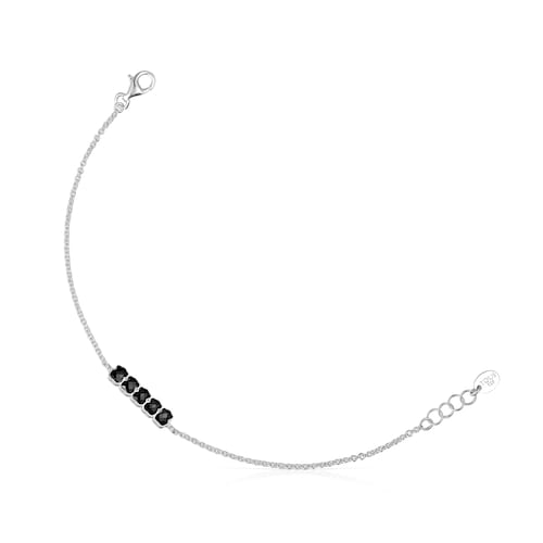 Pulsera de plata con ónix 1,8cm. TOUS Mini Onix image number 0