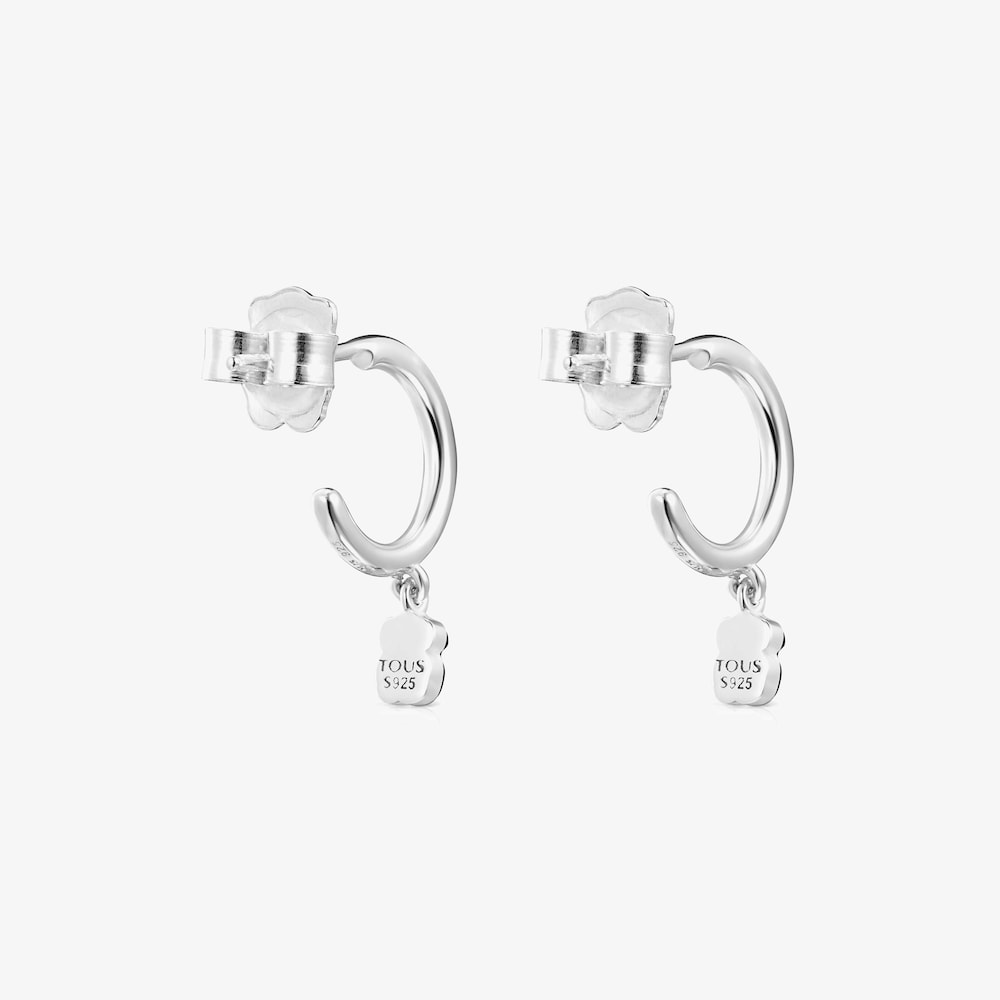 Kolczyki Tous Mini Onix Silver