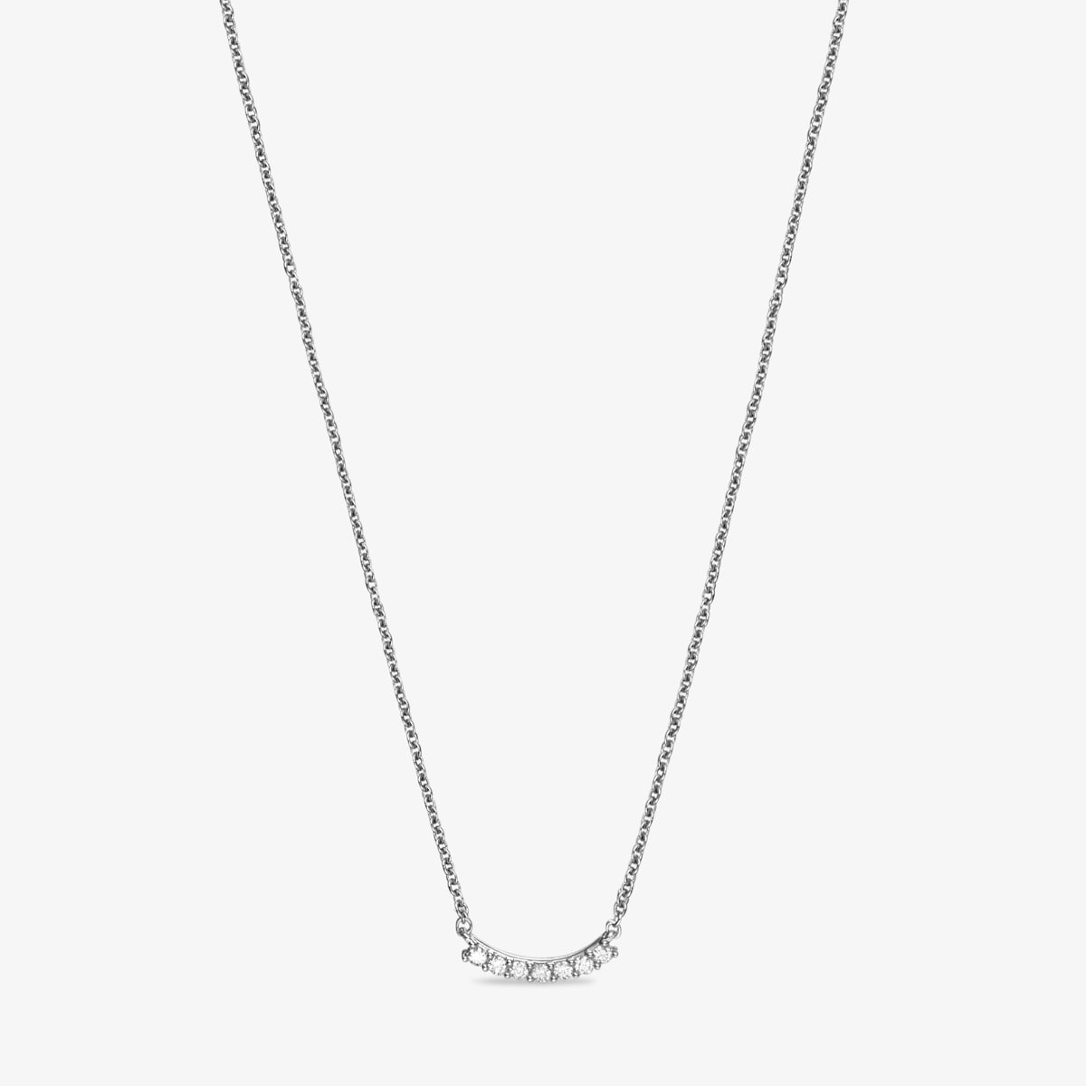 Tous - Collar De Oro Blanco Y Diamantes Les Classiques - Transparente