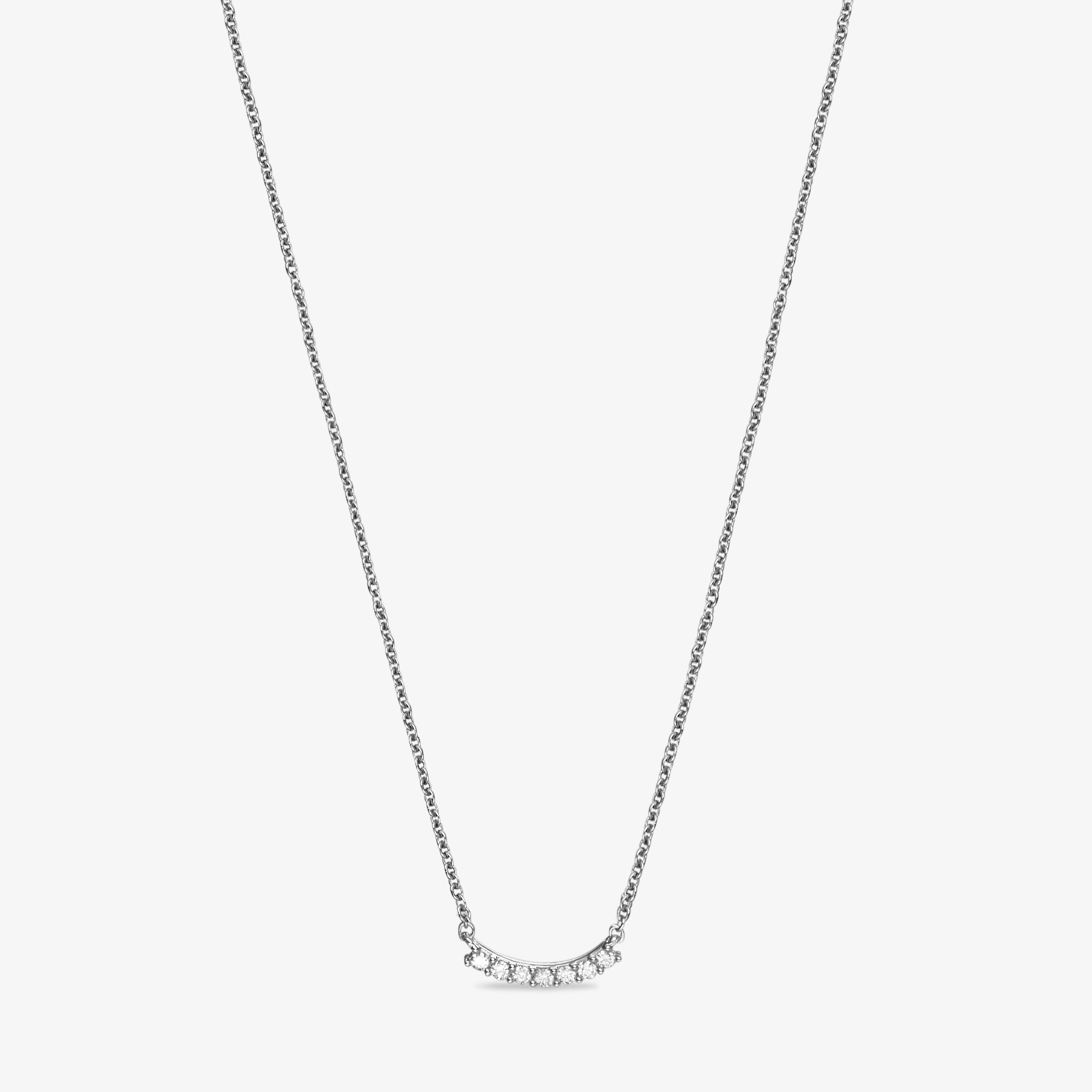 Les Classiques Necklace in 18K white gold and Diamonds
