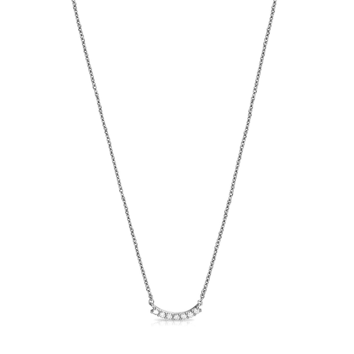 Tous - Collar De Oro Blanco Y Diamantes Les Classiques - Transparente