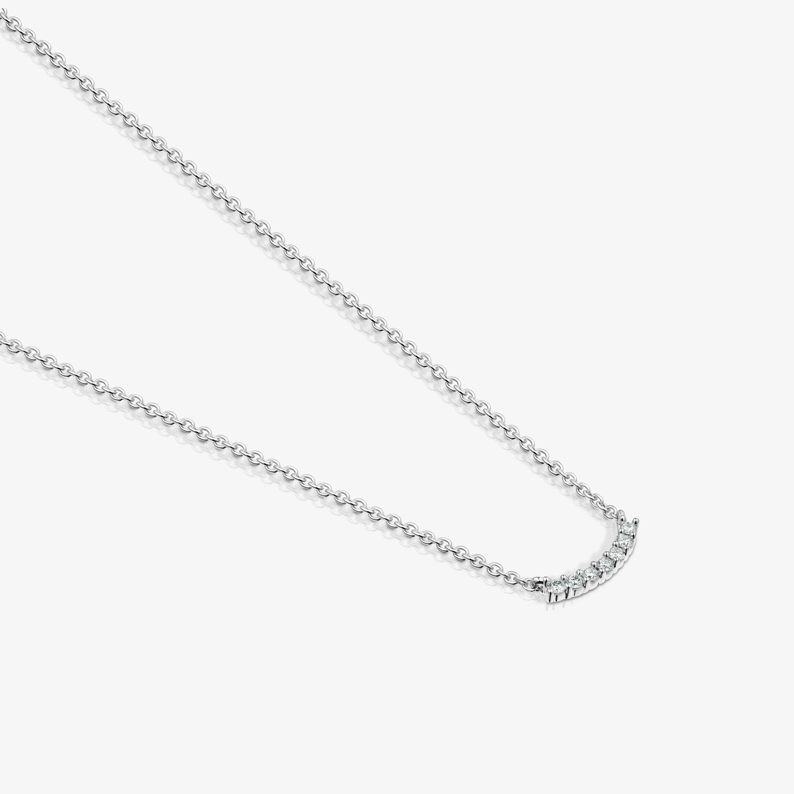 Les Classiques Necklace in 18K white gold and Diamonds