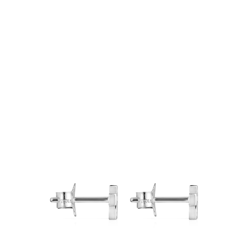 White Gold and Diamonds Les Classiques cross Earrings White Gold and Diamonds Les Classiques cross Earrings