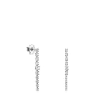 Long Earrings in White gold with Diamonds Les Classiques