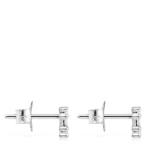 Riviere Earrings in White gold with Diamonds
