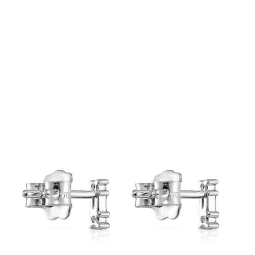 Riviere Earrings in White gold with Diamonds