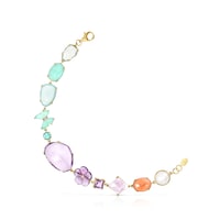 TOUS Vita Bracelet in Gold with Pealrs and Gemstones