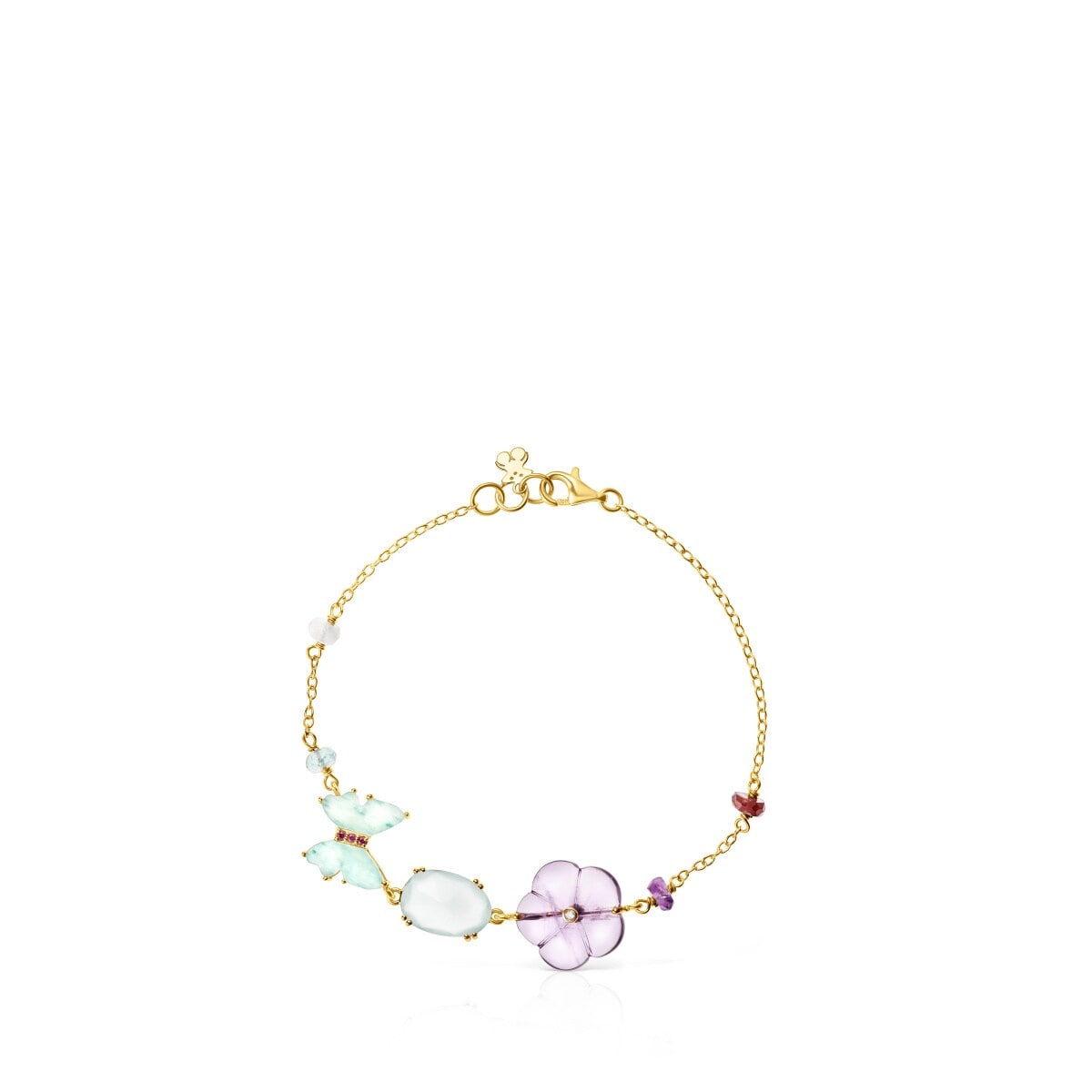 TOUS Vita Bracelet in Gold with Diamonds and Gemstones 17,5cm