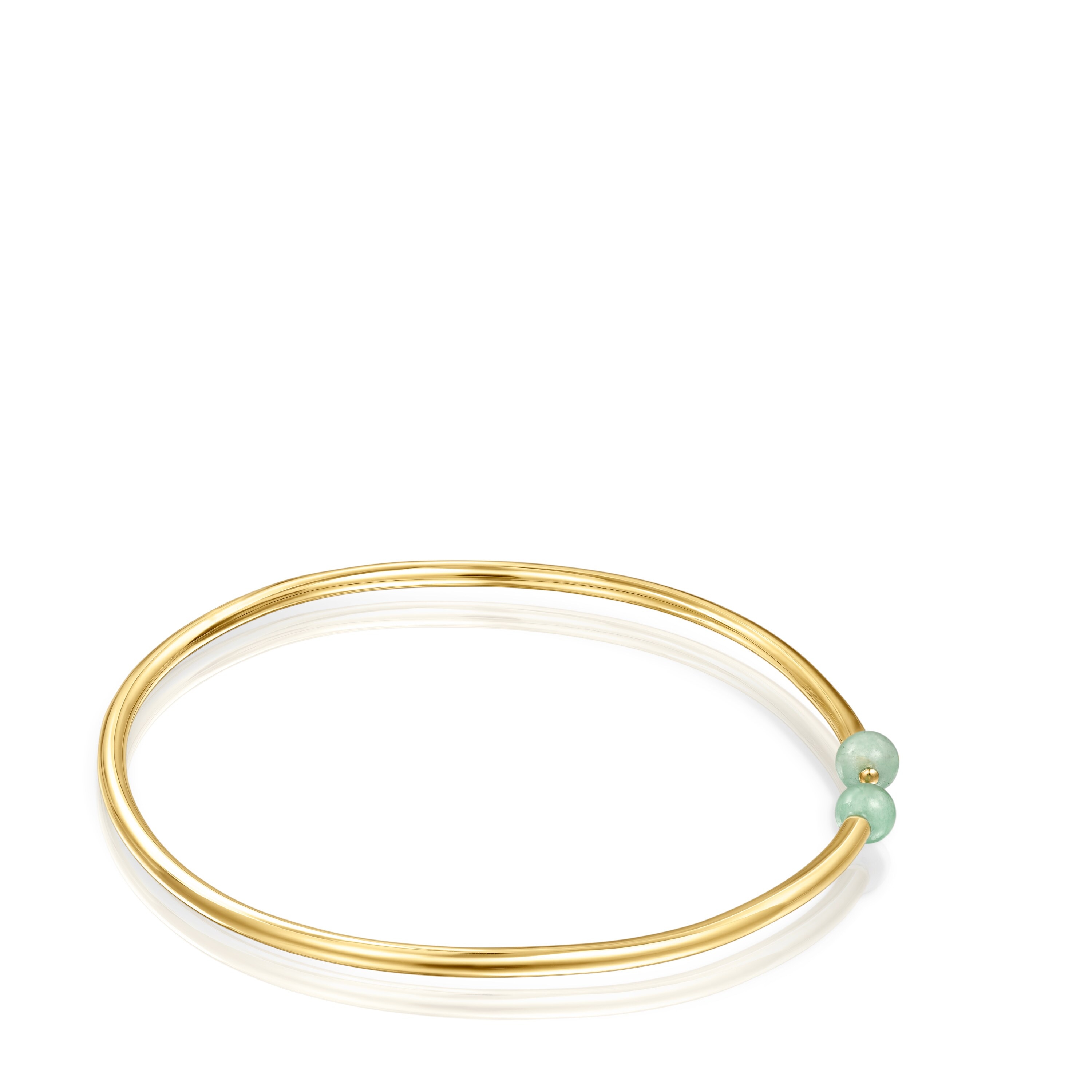 Batala Bracelet Silver Vermeil with Quartzite