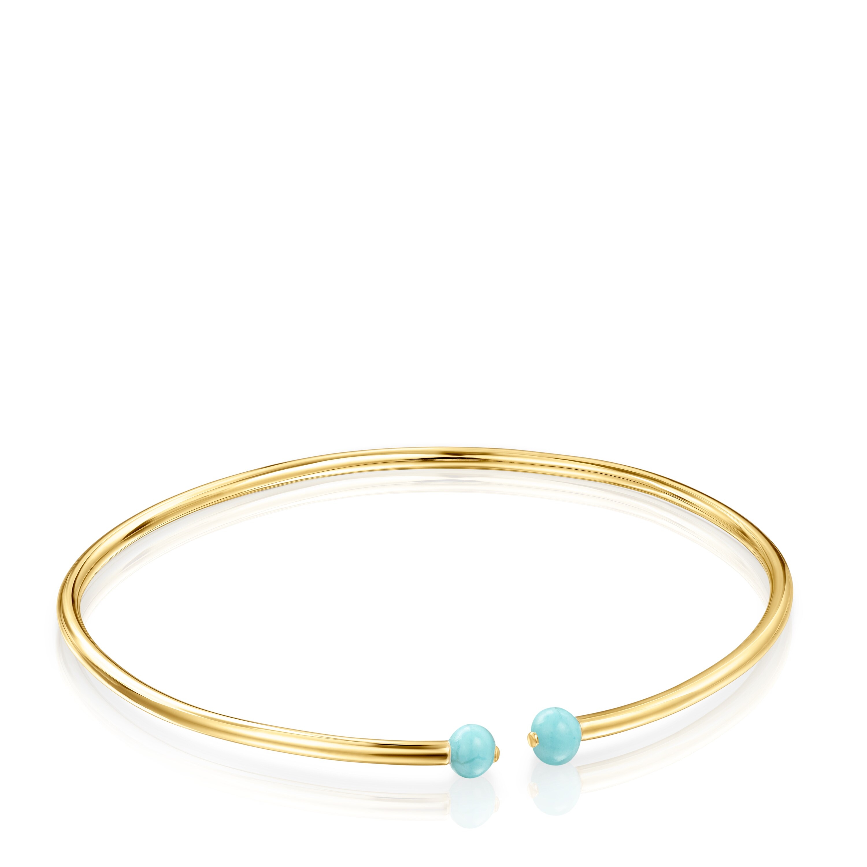 Batala Bracelet Silver Vermeil with Howlite