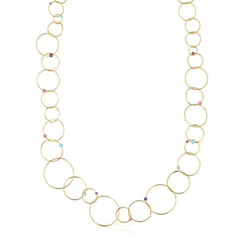 Batala Necklace in 18K gold vermeil with Gemstones