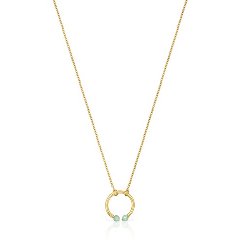 Batala Necklace in Silver Vermeil with Quartzite image number 0