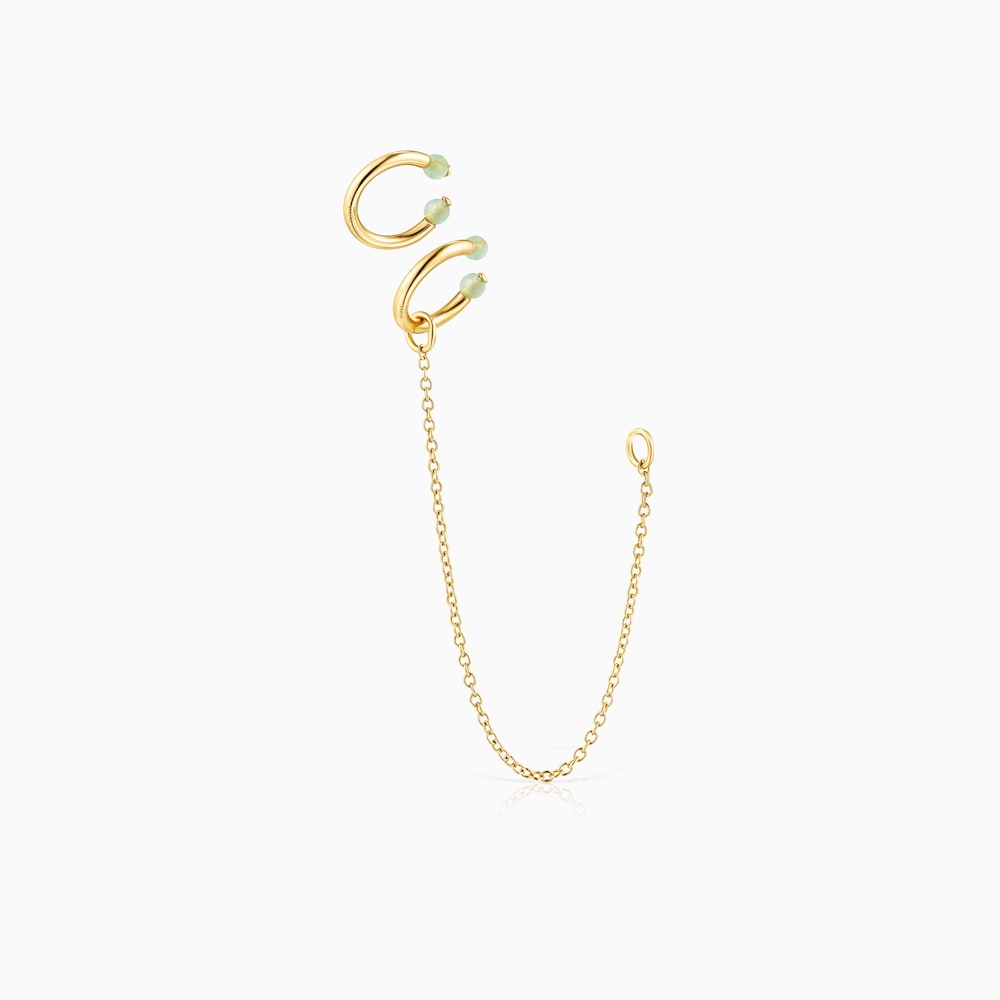 Batala - Sada n&aacute;u&scaron;nic Tous ze žlut&eacute;ho stř&iacute;bra Vermeil s křemenem