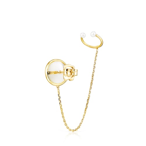 Gold and Pearls Avalon Earcuff