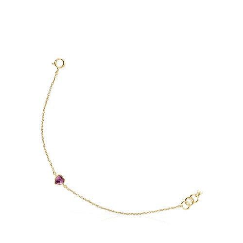Gold and Amethyst Glory Bracelet image number 0