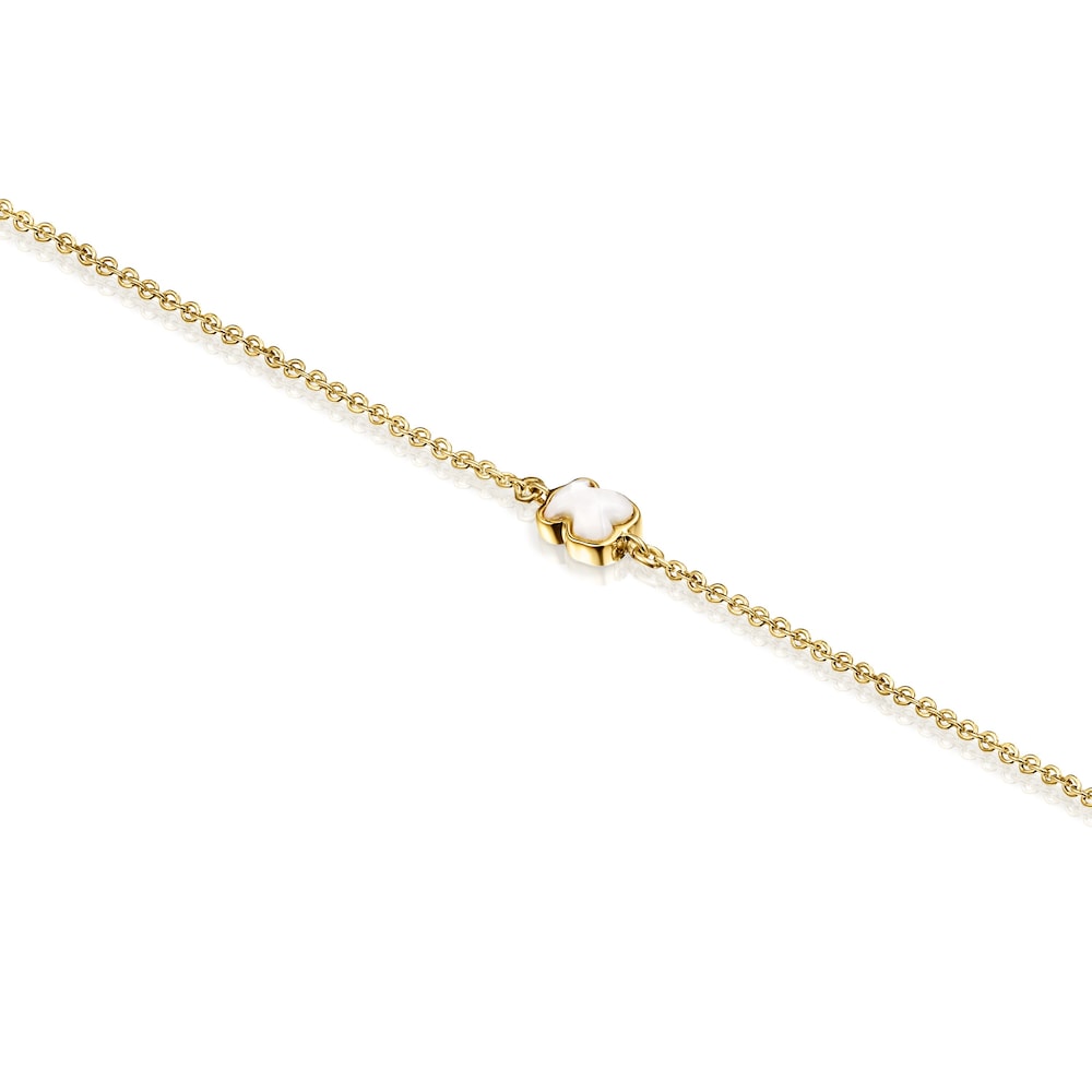 Pulsera Glory de Oro y N&aacute;car