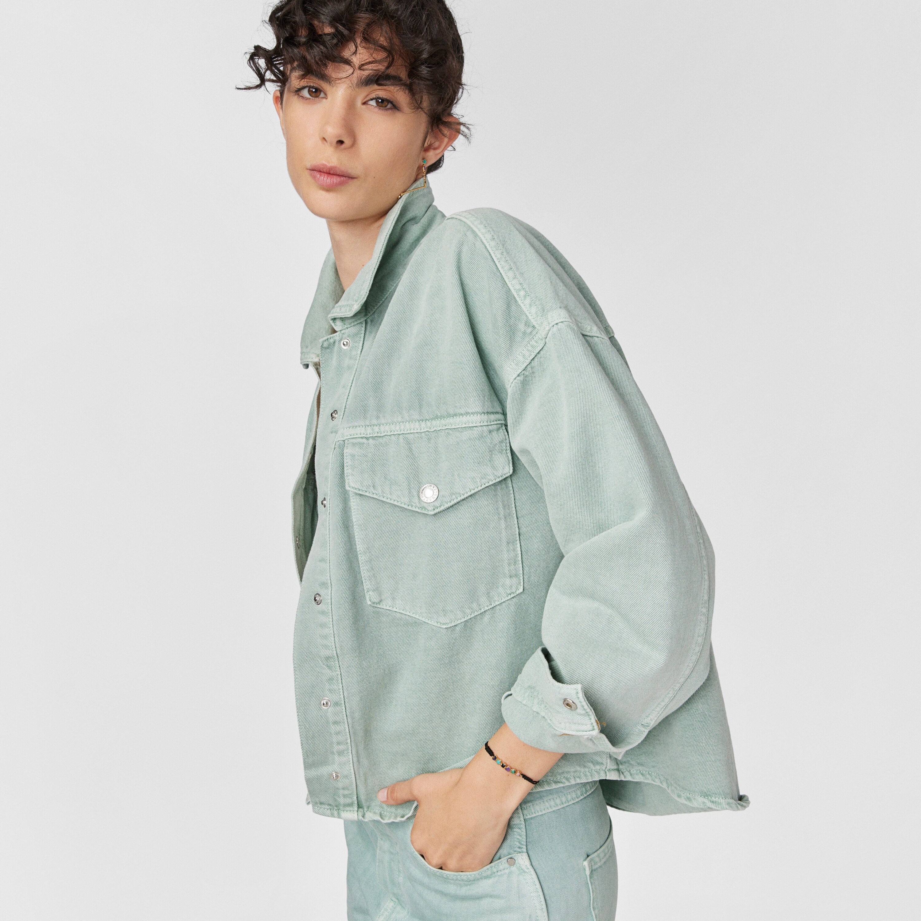 Glory Bracelet in Silver Vermeil with Gemstones and Black Cord