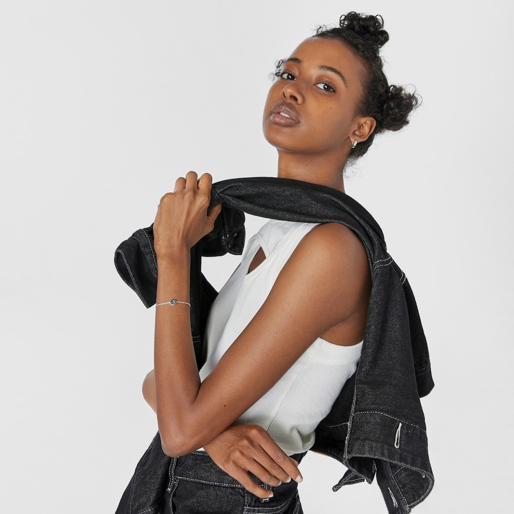 Glory - Srebrna bransoletka Tous z motywem misia