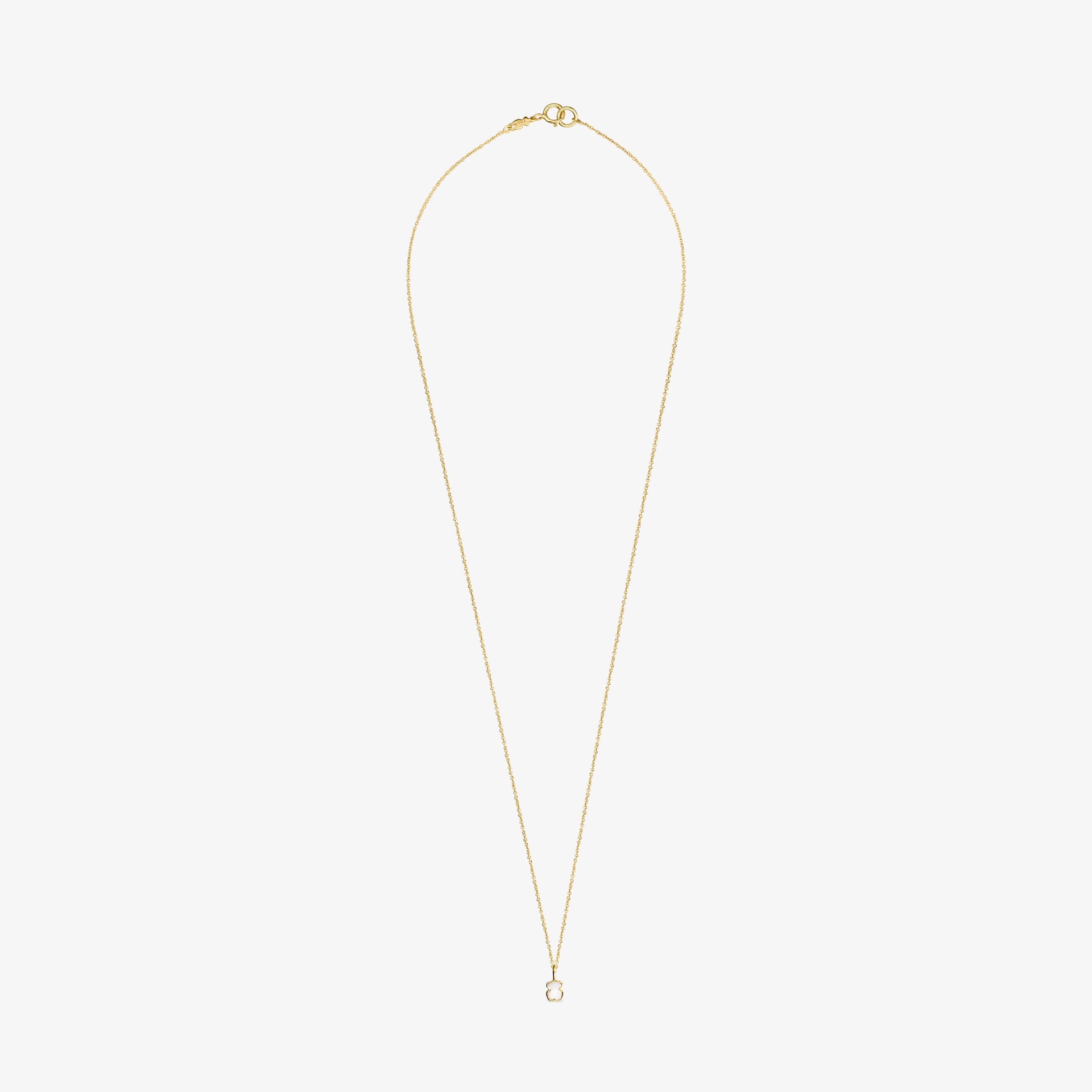 18K solid gold and Mother-of-Pearl Glory Necklace