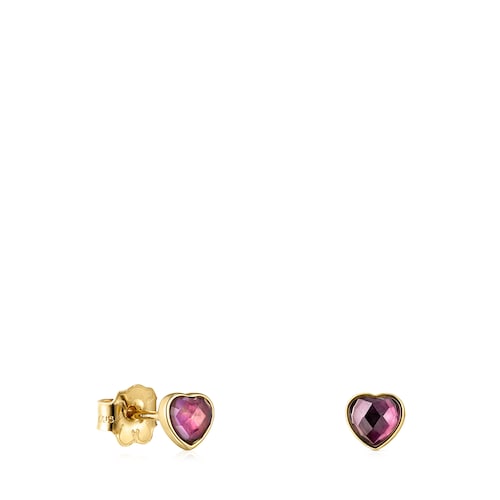 Gold and Amethyst Glory Earrings image number 0