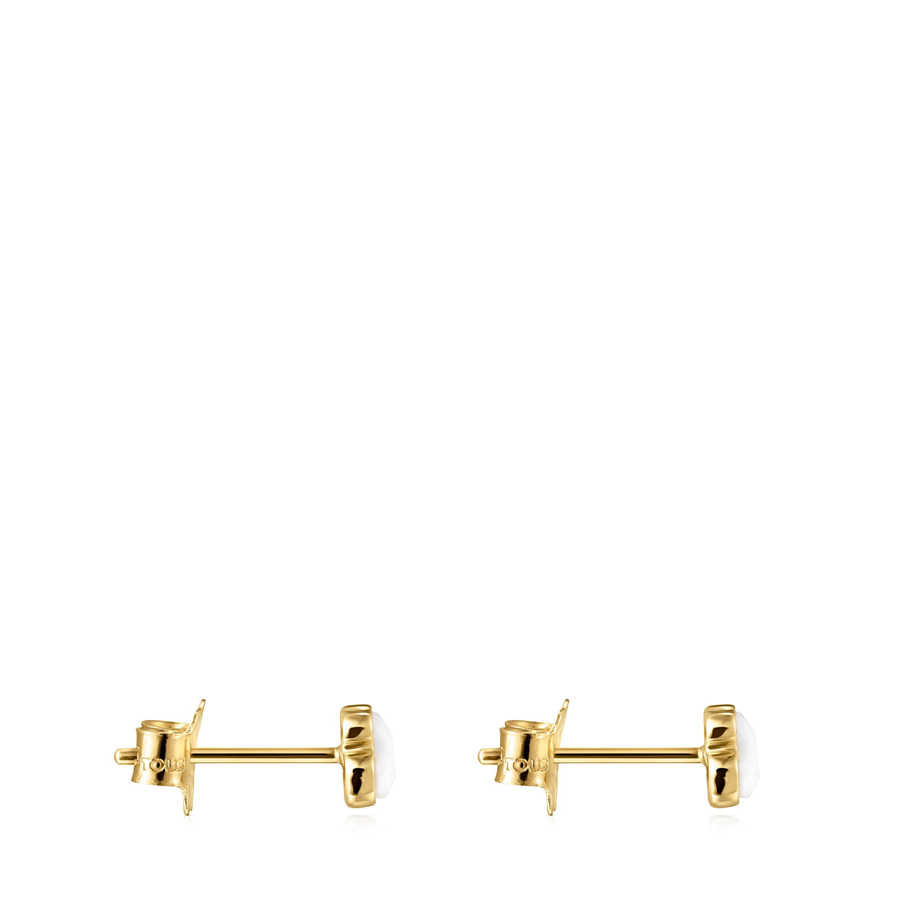 Gold and Mother-of-Pearl Glory Earrings