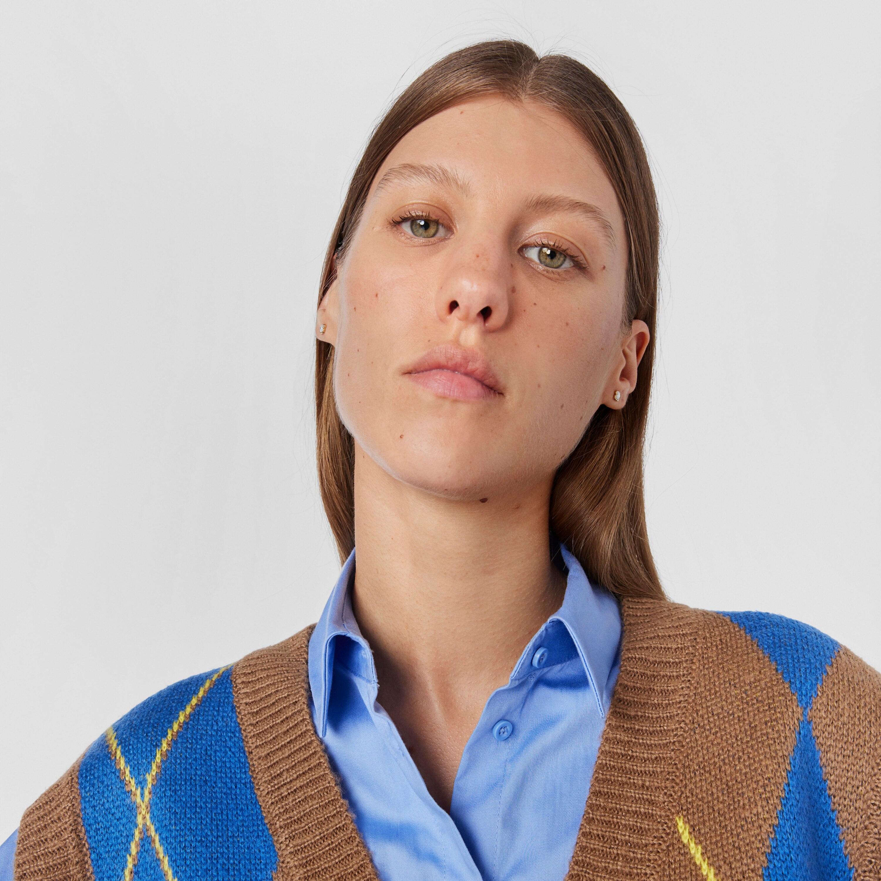 18K solid gold and Mother-of-Pearl Glory Earrings