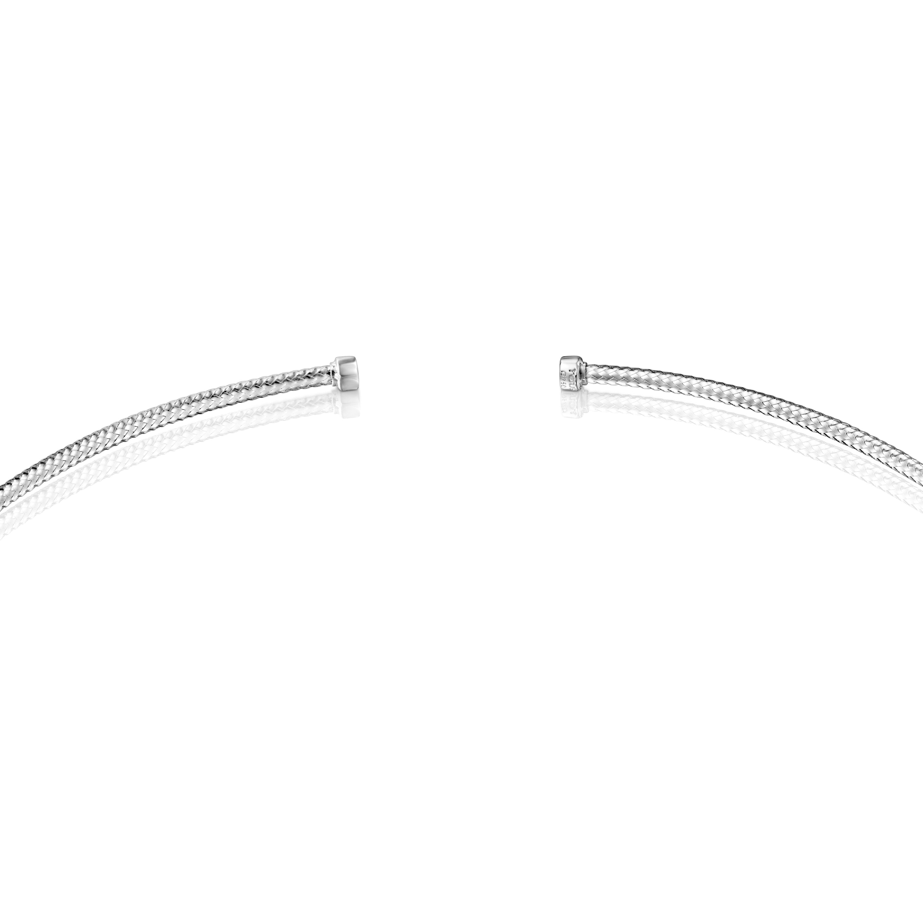 Light Choker in White Gold with Diamonds