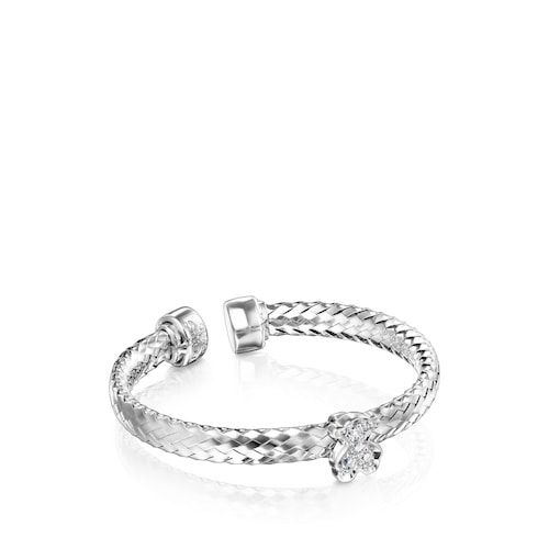Light Ring in White Gold with Diamonds