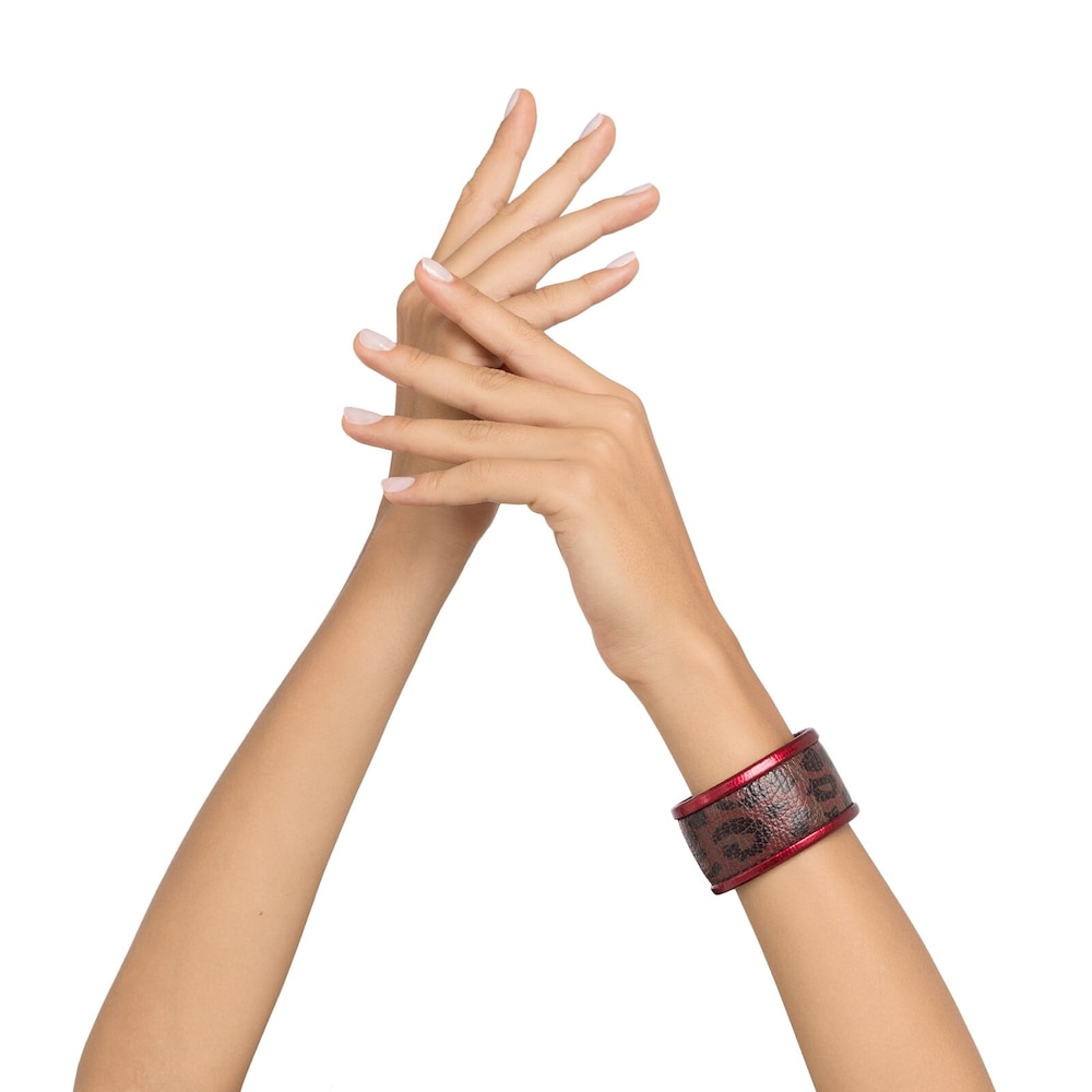 Cuff fiocchi bridgy bordeaux