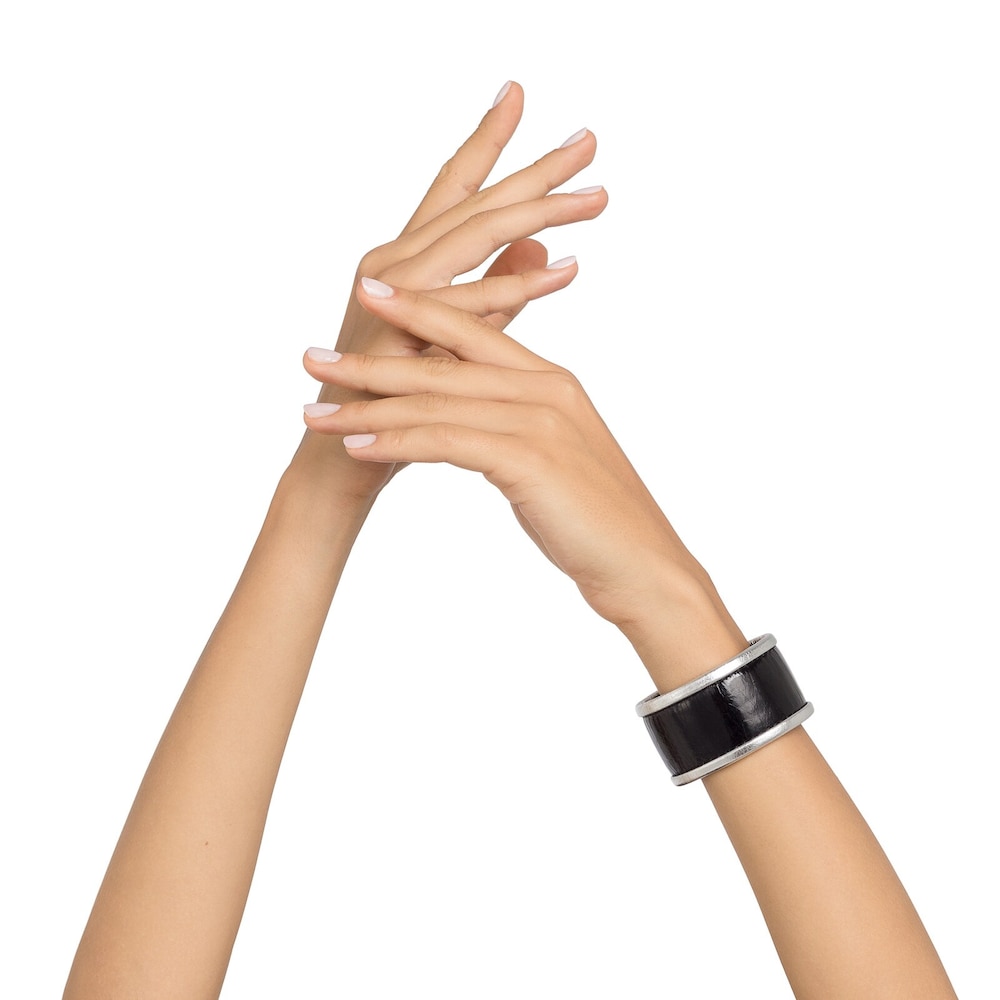 Black-silver cuff fiocchi