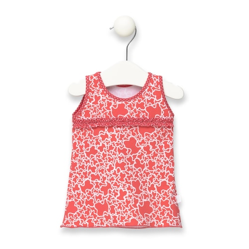 Kaos beach dress in red