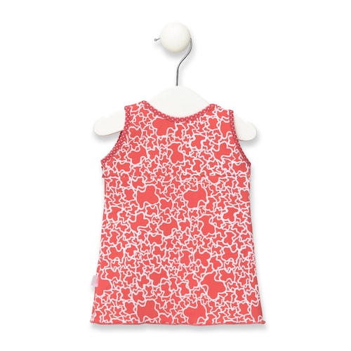 Kaos beach dress in red