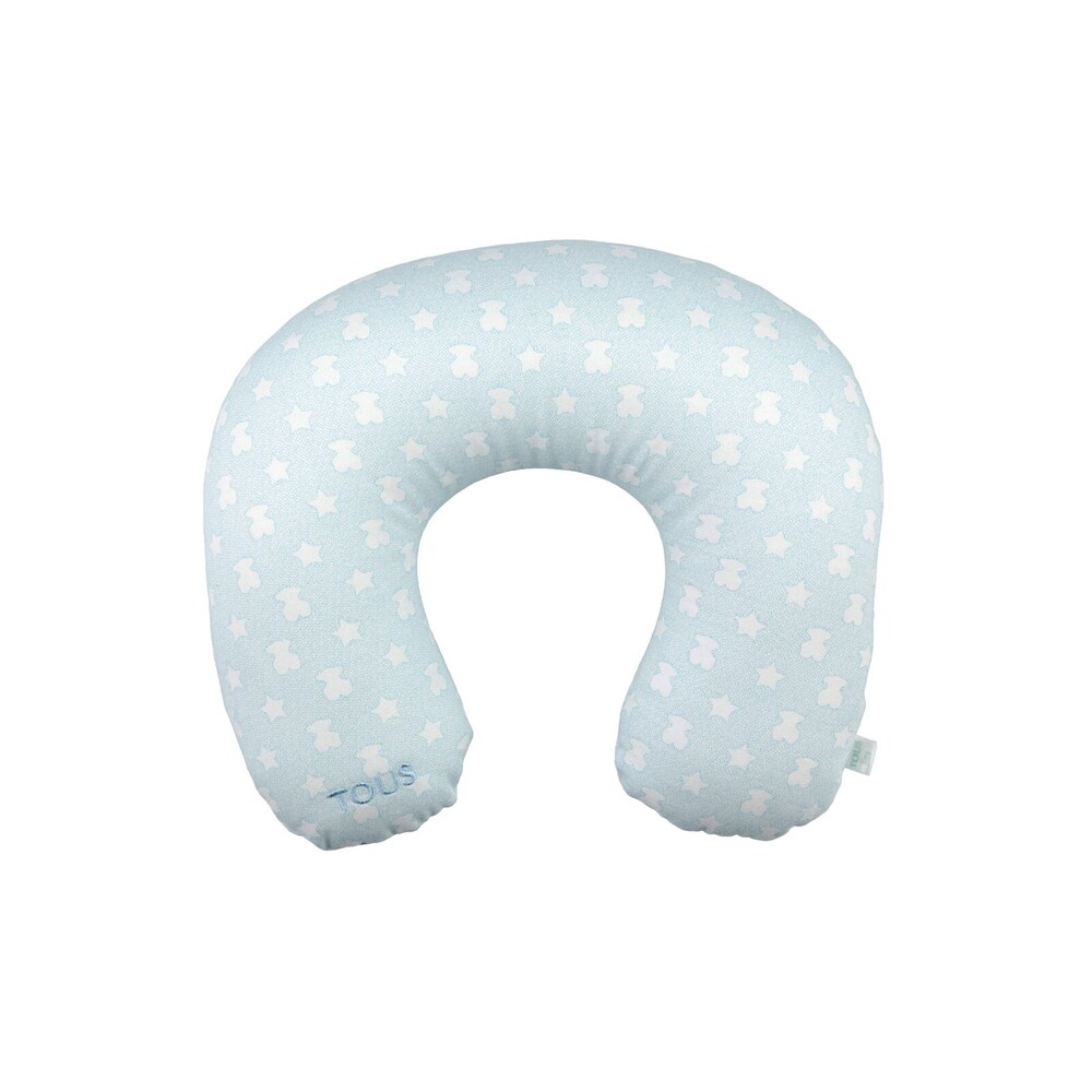 Micropoints travel cushion in sky blue