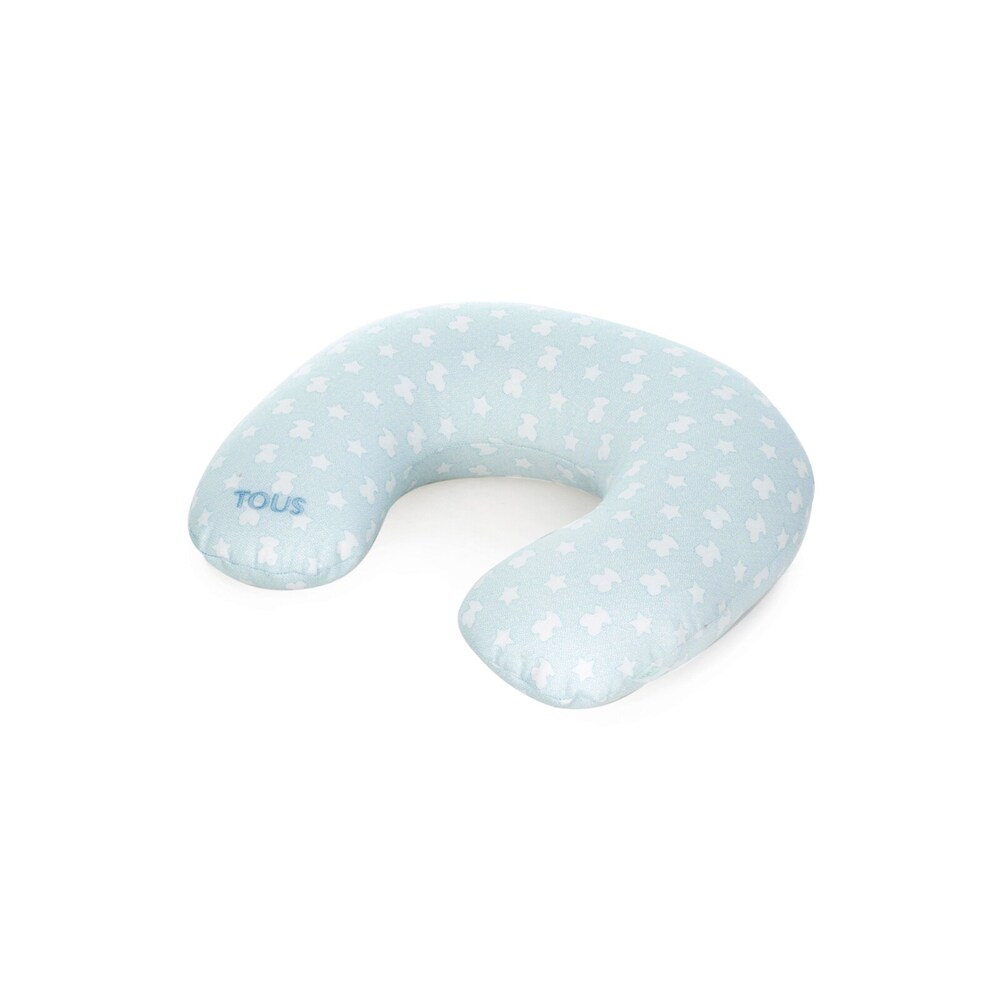 Micropoints travel cushion in sky blue