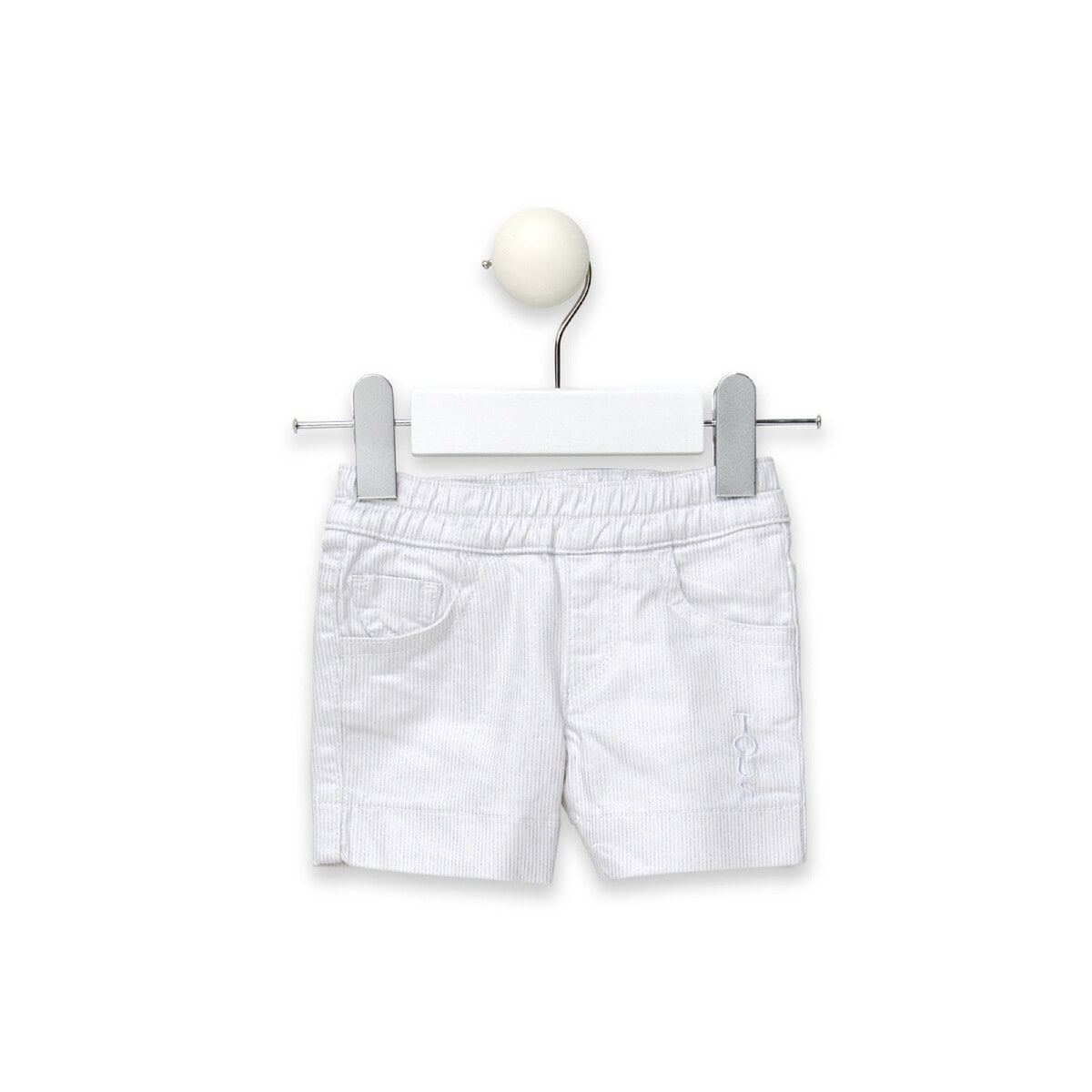 Mädchenshort Microraya Strass-Bär Weiß