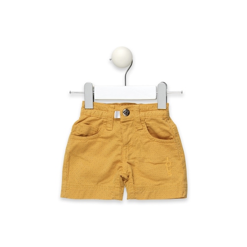 Micropoints boy's Bermuda shorts in mustard