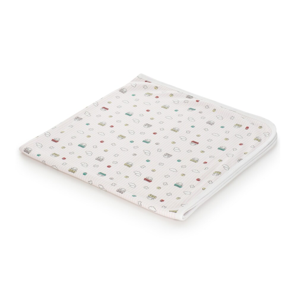 Roller swaddle blanket in pink