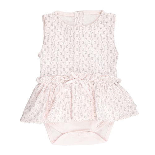 Tears body with skirt in pink