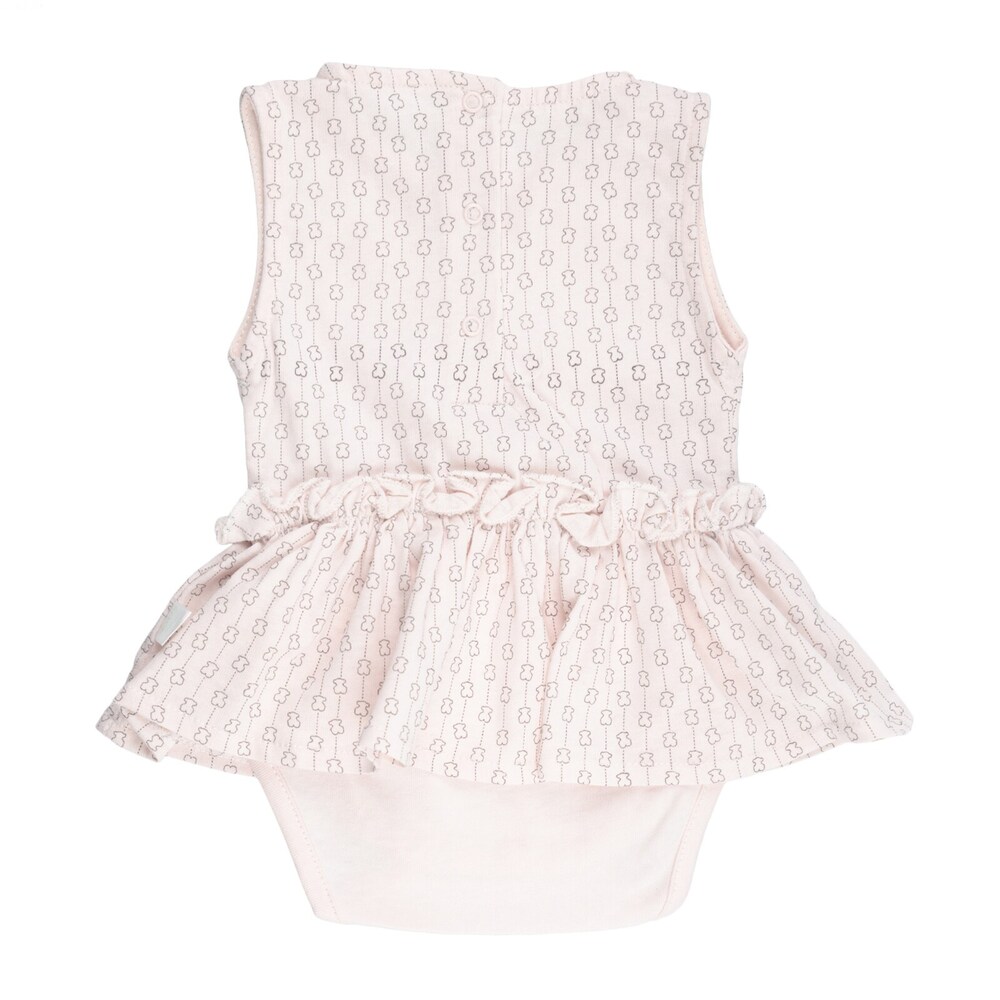 Tears body with skirt in pink