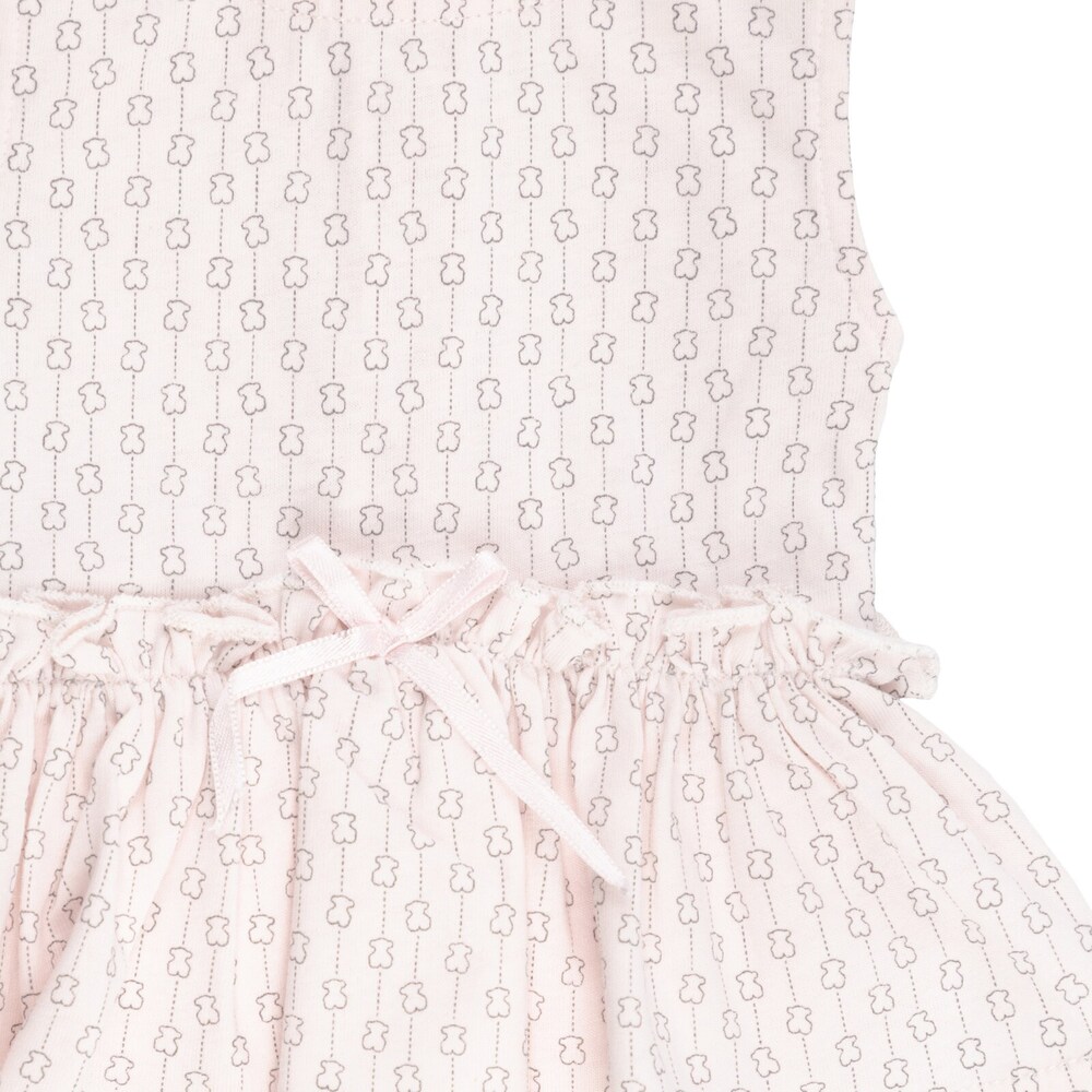 Tears body with skirt in pink