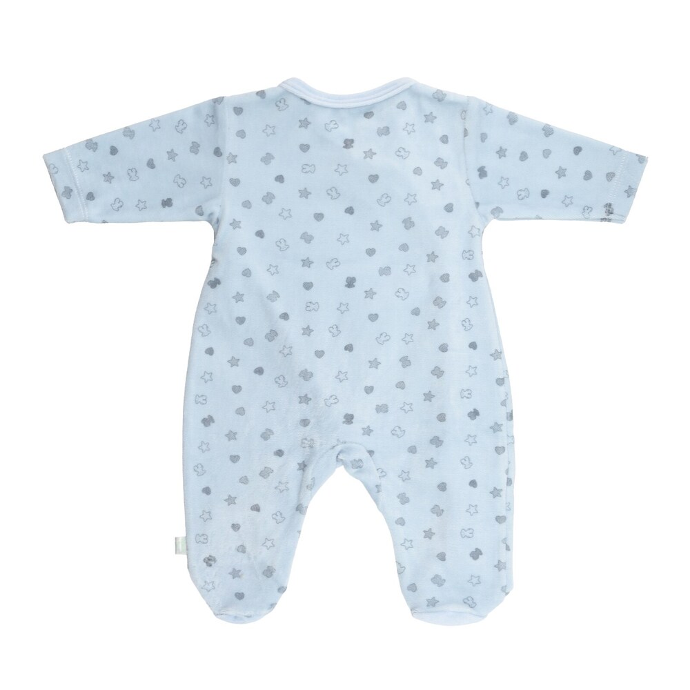Baby Bear sleepsuit in Sky Blue