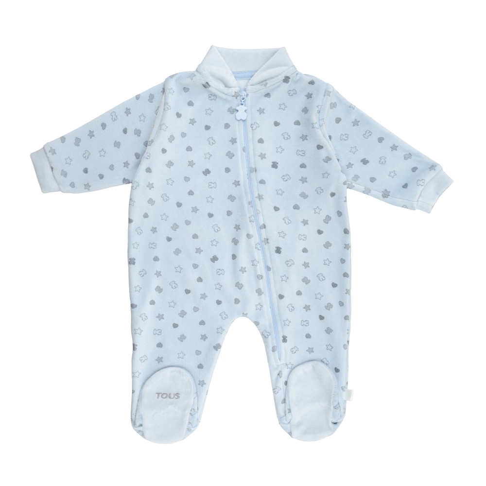 Baby Bear onesie in Sky Blue