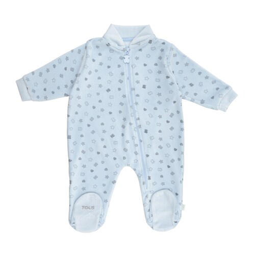 Baby Bear onesie in Sky Blue